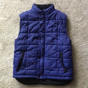 Puffy Blue Winter Vest
